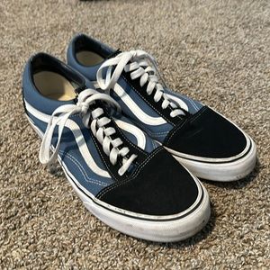 VANS OLD SKOOL SHOE - NAVY - US 12